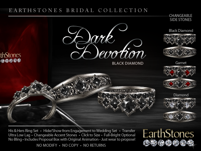 Devotion Dark Devotion Wedding Rings