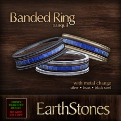 Banded Ring - tranquil