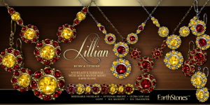 Lillian Collection - Ruby & Citrine
