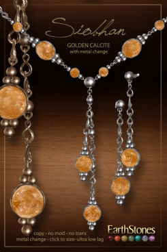 siobhan necklace golden calcite