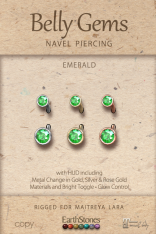Belly Gems Singles Emerald