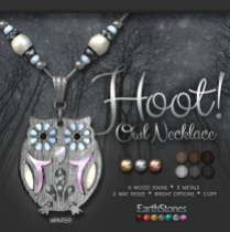 Hoot Owl Necklace - Winter